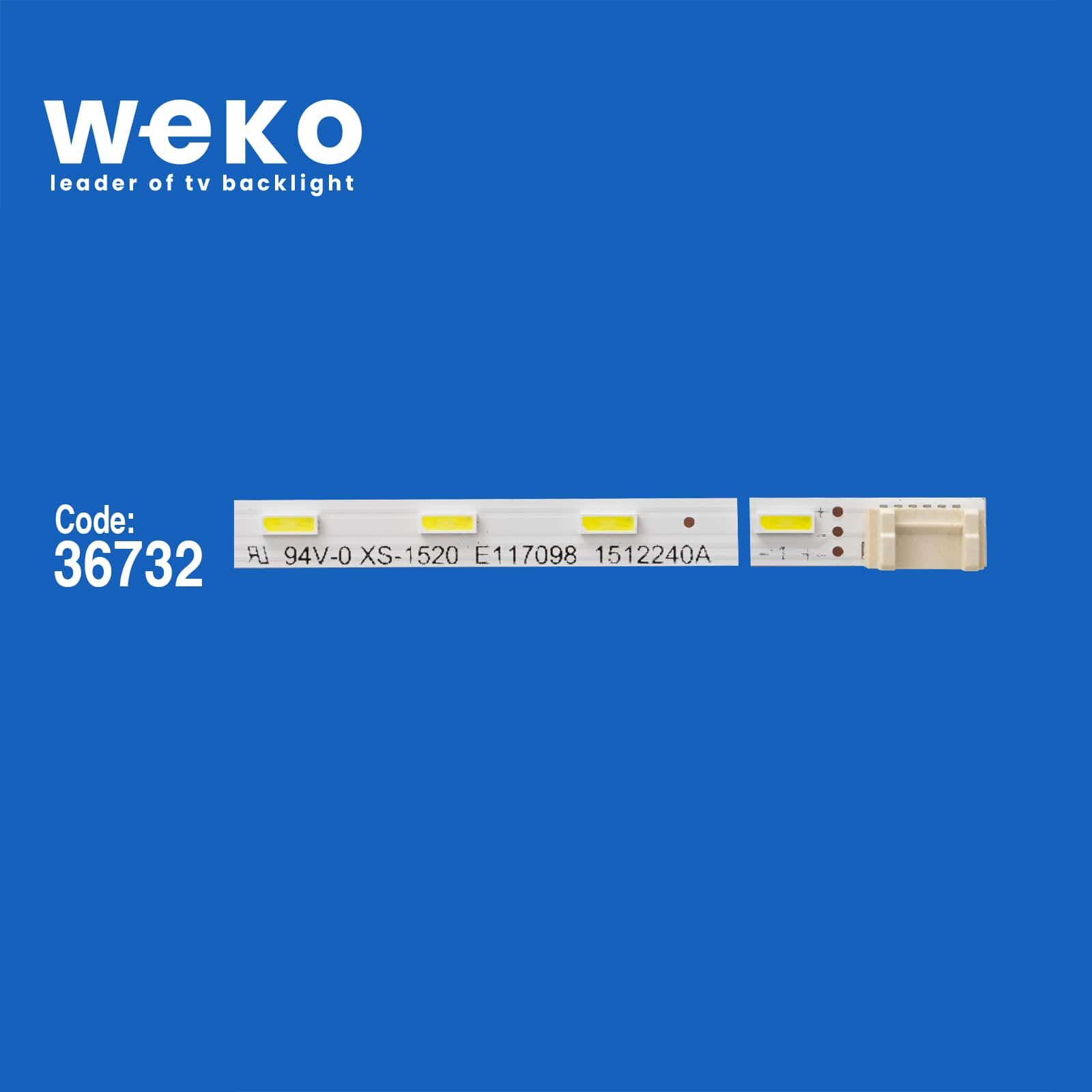 5903 36732X1 V290BJ1-LE3 32LED 6202B00BJ000  1 ADET LED BAR (32LED)