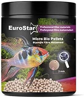 Eurostar Micro Bio Pelets Akvaryum İçin Biyolojik Filtre Temizleme Malzemesi, 1 L