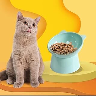 emey e-ticaret Kedi Köpek Mama Su Kabı, Mama Ve Su Bowl Kabı (MAVİ 2 ADET)