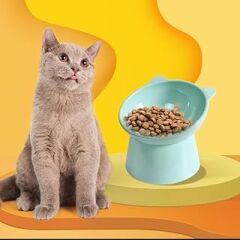 emey e-ticaret Kedi Köpek Mama Su Kabı, Mama Ve Su Bowl Kabı (MAVİ 2 ADET)