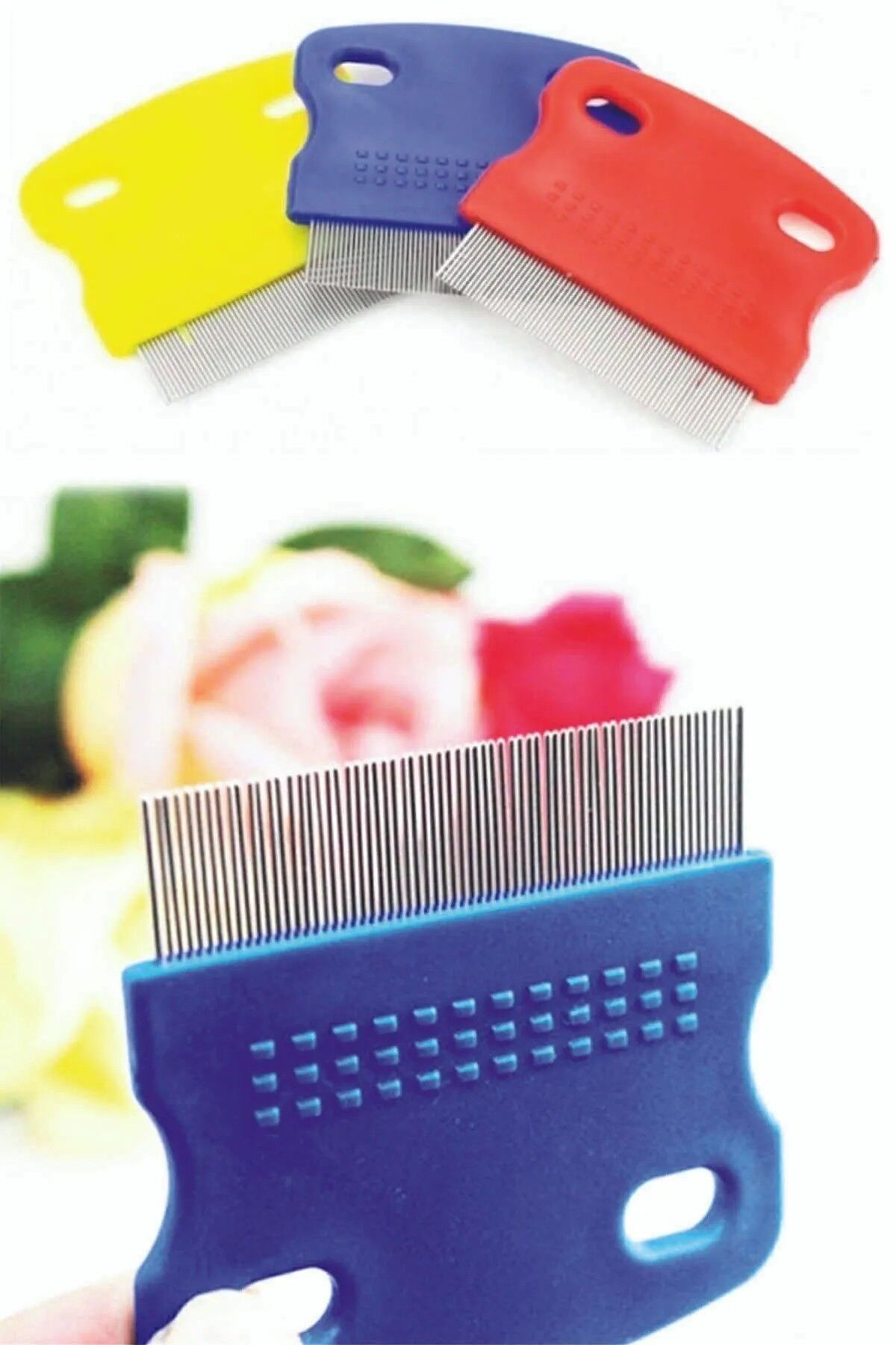 ePatim  Kedi Köpek 6 cm Bit Pire Sirke Toplayıcı Tarak