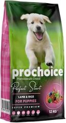 Prochoice Perfect Start, Yavru Köpekler İçin, Hipoalerjenik, Kuzu Etli Ve Pirinçli Kuru Mama, 3 kg