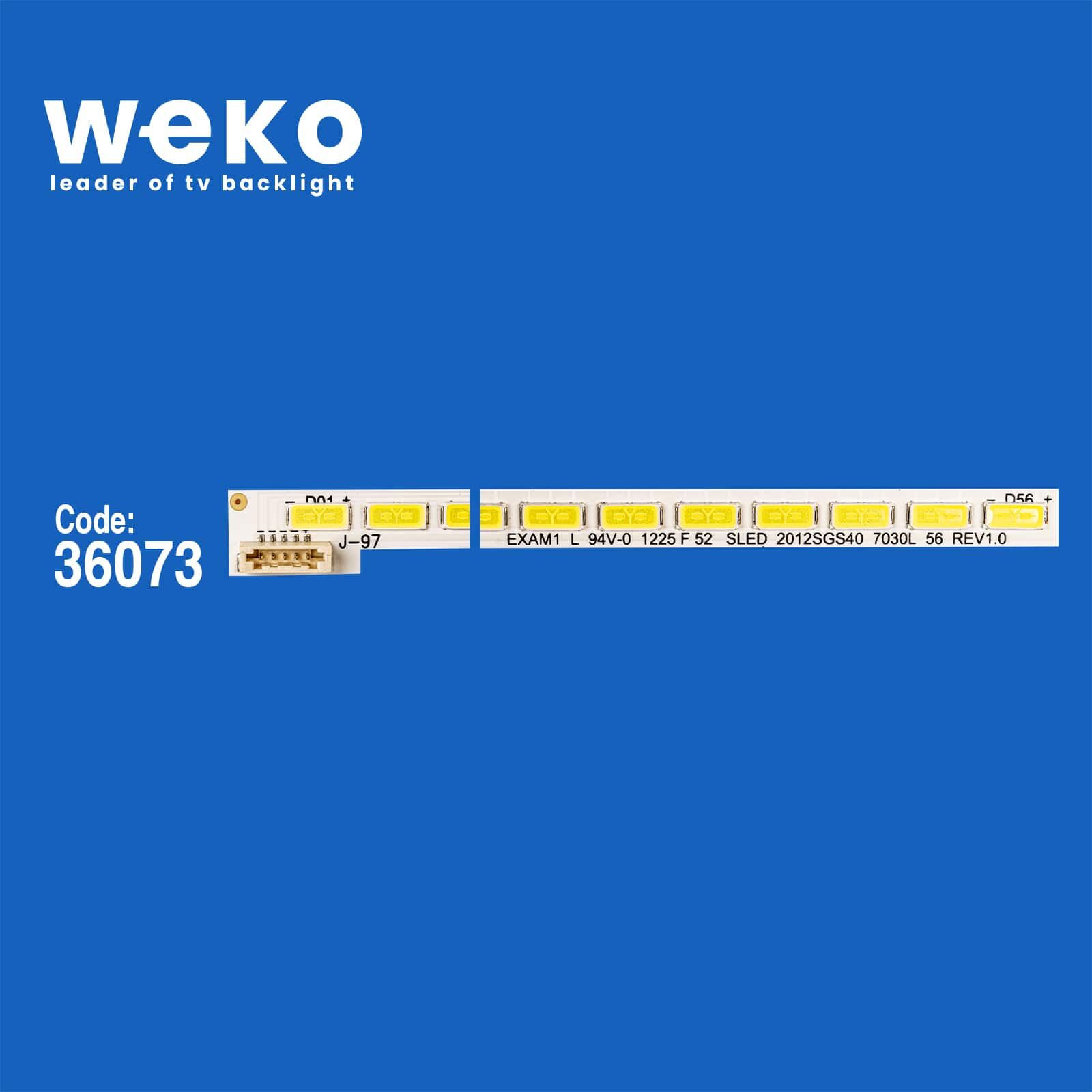 6180 36073X1 SLED 2012SGS40 7030L 56 REV1.0 1 ADET LED BAR (56LED)