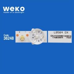 6204 36248X2 SJ.CX.D3200601-3030HS-M  2 ADET LED BAR (6V6LED57,2CM)
