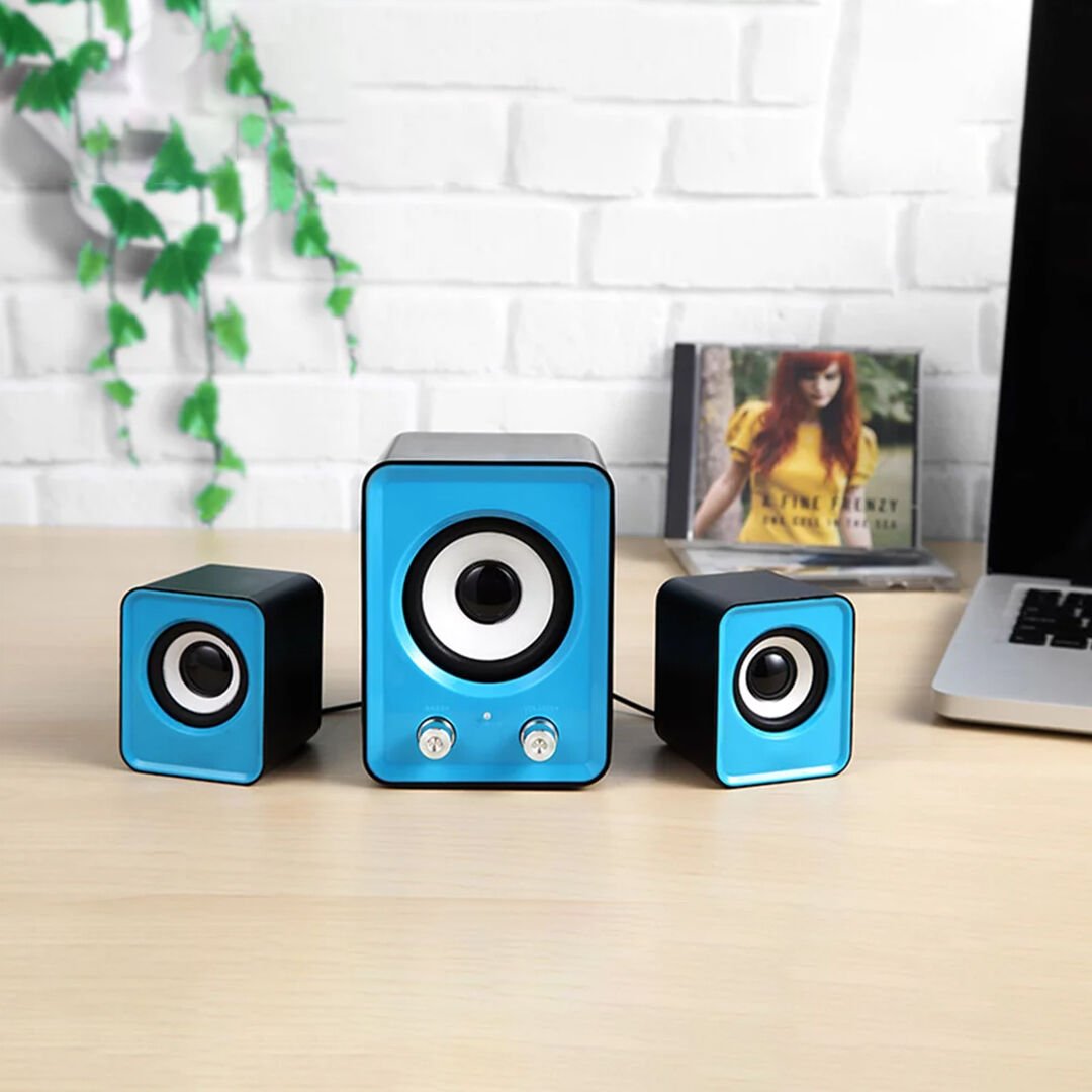 FT-202 2+1 USB MİNİ HOPARLÖR - SPEAKER (5W+2W+2W - 4 OHM)