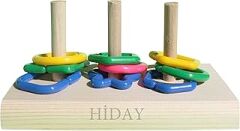 hiday kuş ve kedi ürünleri Ahşap Zeka Oyuncağı
