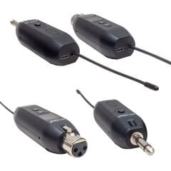 MV-19587 UHF GİTAR TİP KABLOLU MİKROFONU KABLOSUZ ÇEVİRİCİ (MİKROFON XLRLİ)
