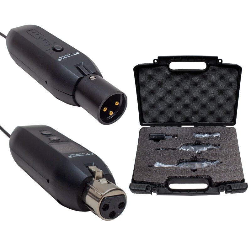 MV-19588 UHF KABLOLU MİKROFONU KABLOSUZA ÇEVİRİCİ SET (XLRLİ)