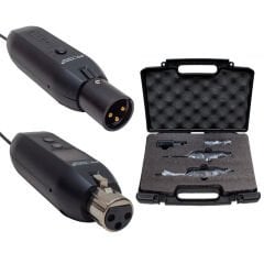 MV-19588 UHF KABLOLU MİKROFONU KABLOSUZA ÇEVİRİCİ SET (XLRLİ)
