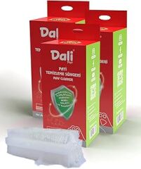 Dali Pet Köpek ve Kedi Pati Temizleyici Sünger%100 Steril – Taşınabilir, Uzun Ömürlü, Kolay Kullanım – Kirli ve Çamurlu Evcil Hayvan Pati için, Evcil Hayvan Bakımı, 3'lü Paket