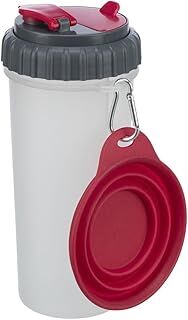 Trixie Köpek Mama ve Su Taşıma Şişesi 2x0.35 Lt Çap11x23 cm