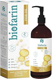 biofarin Fish Oil 200 Ml Kedi Ve Köpekler Için Tüy Sağlığı Destekleyici Omega-3 & 6 Içerikli Balık - Somon Yağı - Kedi Köpek Vitamini