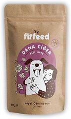 fitfeed Freeze-Dried Çiğ Dana Ciğer Köpek Ödülü 40g