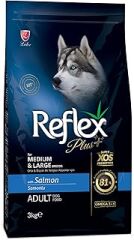 Reflex Plus Orta&Büyük Irk Somonlu Yetişkin Köpek Maması 3 kg