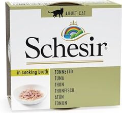 Schesir Cat Broth Naturel Sauce 70 Grton Balikli