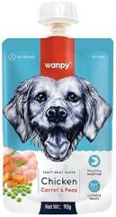Wanpy Taze Tavuk Etli Havuçlu Köpek Et Ezmesi 90gr