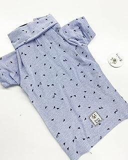 MİNİŞ - Evcil Hayvanlar İçin Mavi Polo T-Shirt L