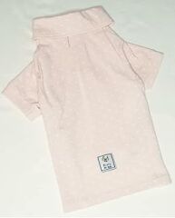 MİNİŞ - Evcil Hayvanlar İçin Açık Pembe Polo T-Shirt L