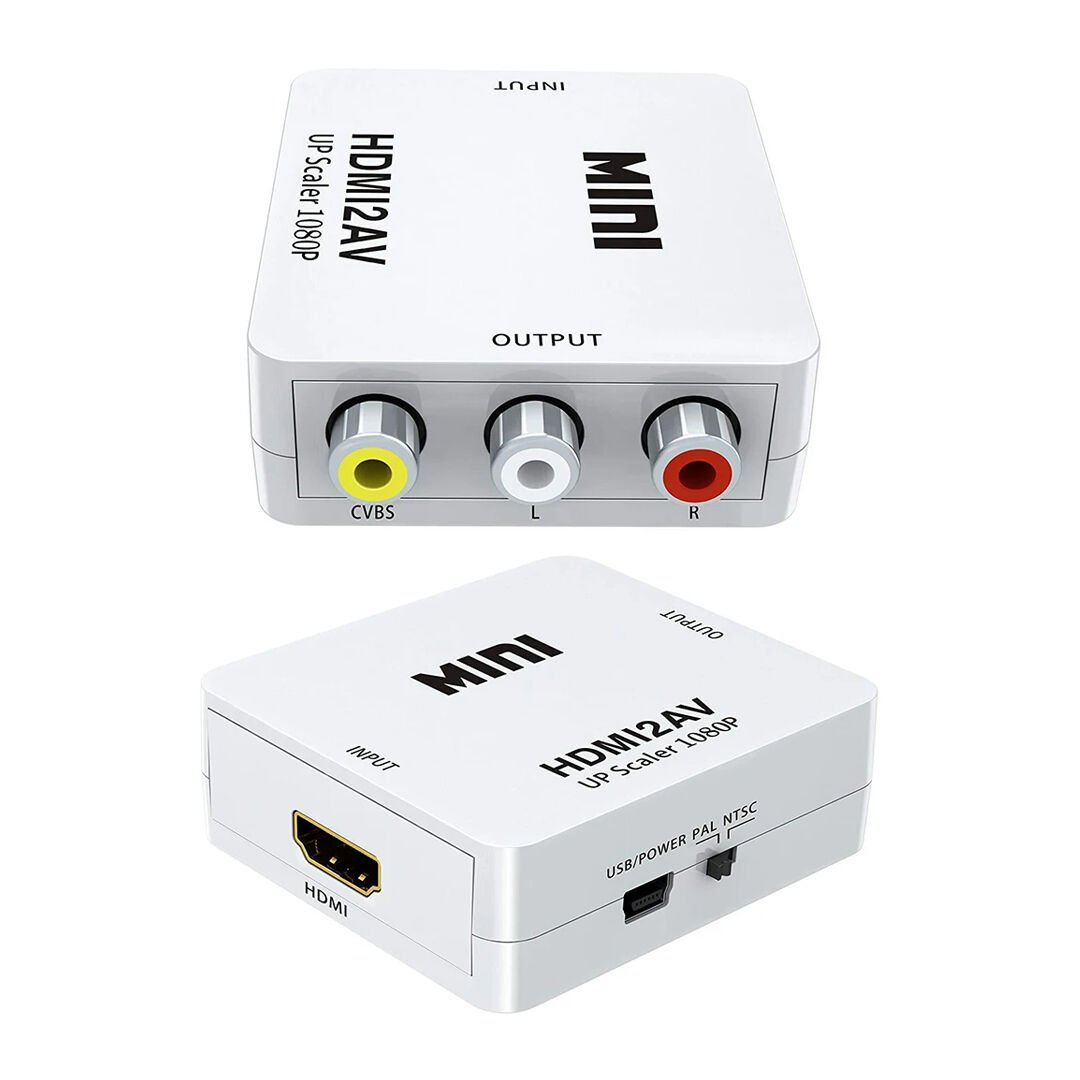 G-537O HDMI TO RCA MİNİ MODEL 1920X1080 PLASTİK KASA ÇEVİRİCİ KONVERTÖR