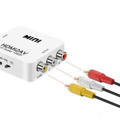 G-537O HDMI TO RCA MİNİ MODEL 1920X1080 PLASTİK KASA ÇEVİRİCİ KONVERTÖR