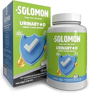 Solomon Urinary Plus D Tablet Kedi Ve Köpek (kedi Ve Köpekler Için Üriner Sağlık Destek Tableti 75 Adet)
