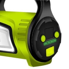 JS-881B ŞARJLI LEDLİ UZUN MENZİLLİ KAMP TİPİ ÇOK FONKSİYONLU IŞILDAK FENER