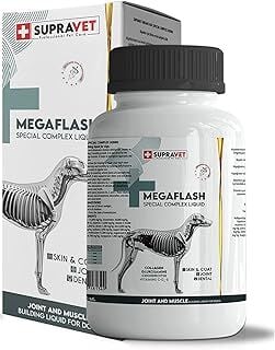 Supravet Köpekler için Eklem ve Kas Geliştirici Likit MEGAFLASH +XXL 500 ML (Special Complex Liquid)