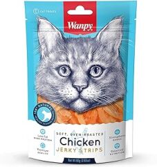 Wanpy Oven Roasted Tavuklu Yumuşak Taneli, 80 g, Kedi Ödülü