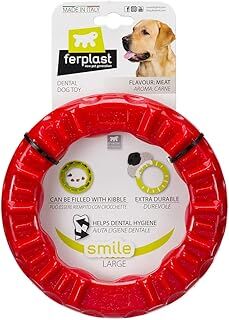 Ferplast Smile Aromalı Halka Oyuncak Kırmızı L