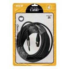 LD379B 6.3 MM MONO ERKEK + CANON DİŞİ 20 METRE KABLO