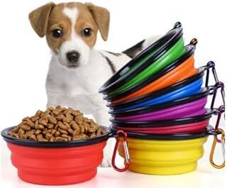 Katlanabilir Evcil Hayvan Kedi Köpek Mama Su Kabı