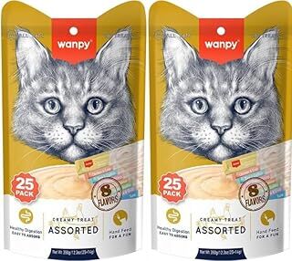 Wanpy Karışık Sıvı Kedi Ödülü RA-Mİ x (25 x 14 gr) X 2 Adet
