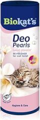 Biokat's Deo Pearls Baby Powder – Kedi tuvaletinde taze ve sağlam topaklar için kokulu serpme seti - 1 kutu (1 x 700 g)
