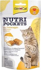 GimCat Nutripockets Kedi Ödülü Peynir Taurin, 60 g