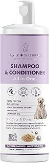 Kahu Naturals All in One Şampuan Nemlendirici, Köpek ve Kedi, İnci ve Yulaf Proteini, At Kestanesi, Pantenol,%100 Doğal, 400 ml