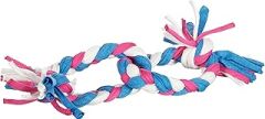 EuroDog Köpek Diş İpi 2 Halka 35cm (Mavi-Kır-Bey)