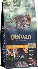 Obivan Selection Delicate Düşük Tahıllı Tavuk Etli Yetişkin Kedi Maması 1 Kg x 6 Adet