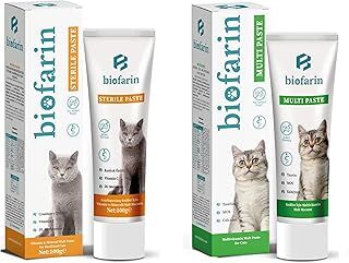 biofarin Kısırlaştırılmış Kediler İçin Malt Macun Ve Bağışıklık Sistemi Destekleyici Multivitamin Macun (2 Li Set)