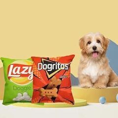 Tineke Cips Dayanıklı Sesli Köpek Oyuncağı 1 Adet (LAZY)