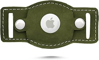 Kanibey Monchin Gerçek Deri Army Green Air Tag Kılıf (Gümüş Detaylı) Yeşil L