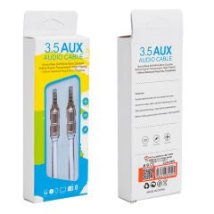 PM-3835 3.5 MM ERKEK/ERKEK 1.5 METRE METAL BAŞLIK STEREO AUX KALIN SİLİKONLU KABLO
