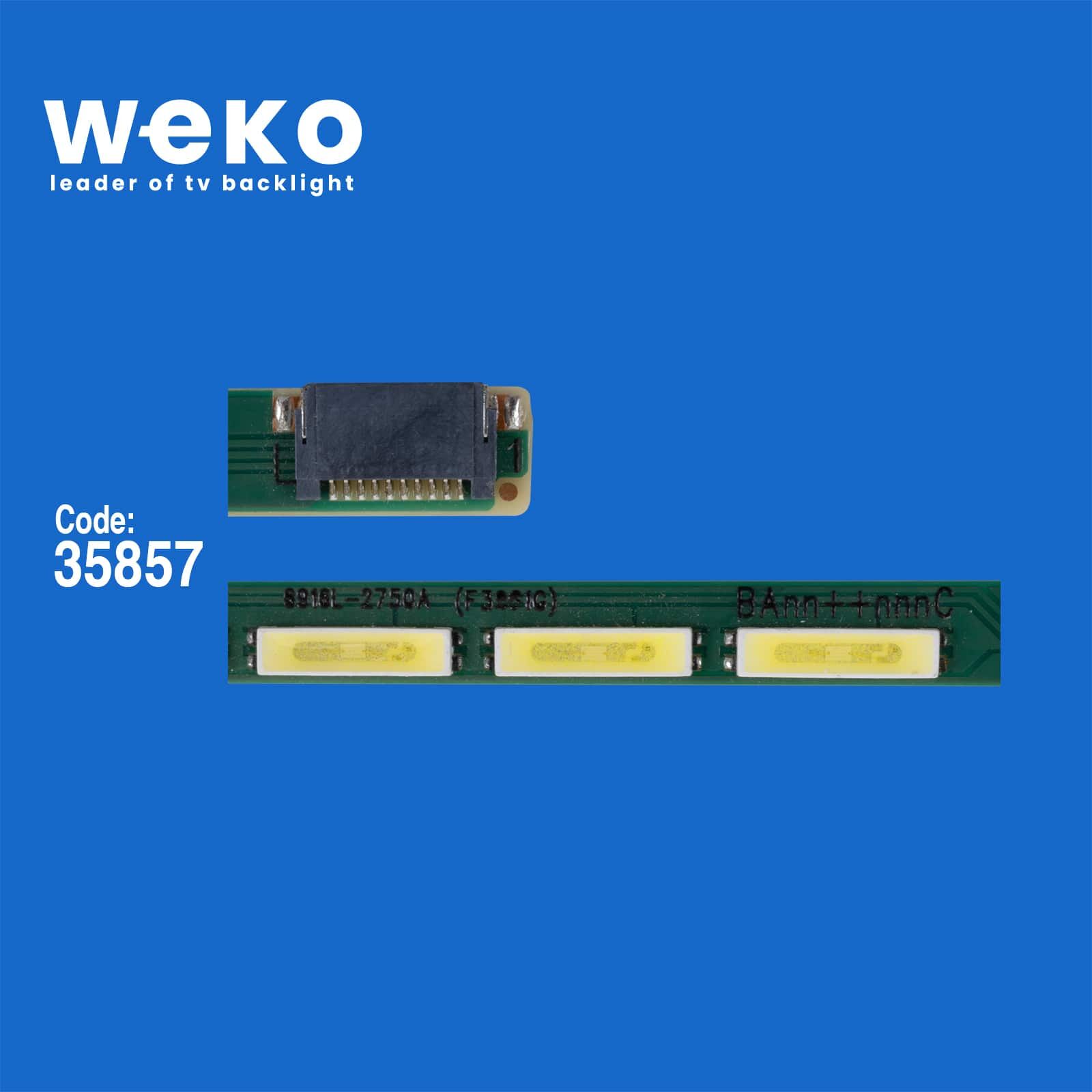 6169 35857X1 230RXJ REV0.3 - 6916L-2750A 1 ADET LED BAR (51LED)