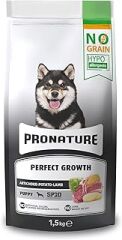 Pronature Hypo-Allergenic Tahılsız Yavru Köpek Maması Kuzu, Enginar ve Patatesli 1.5 Kg