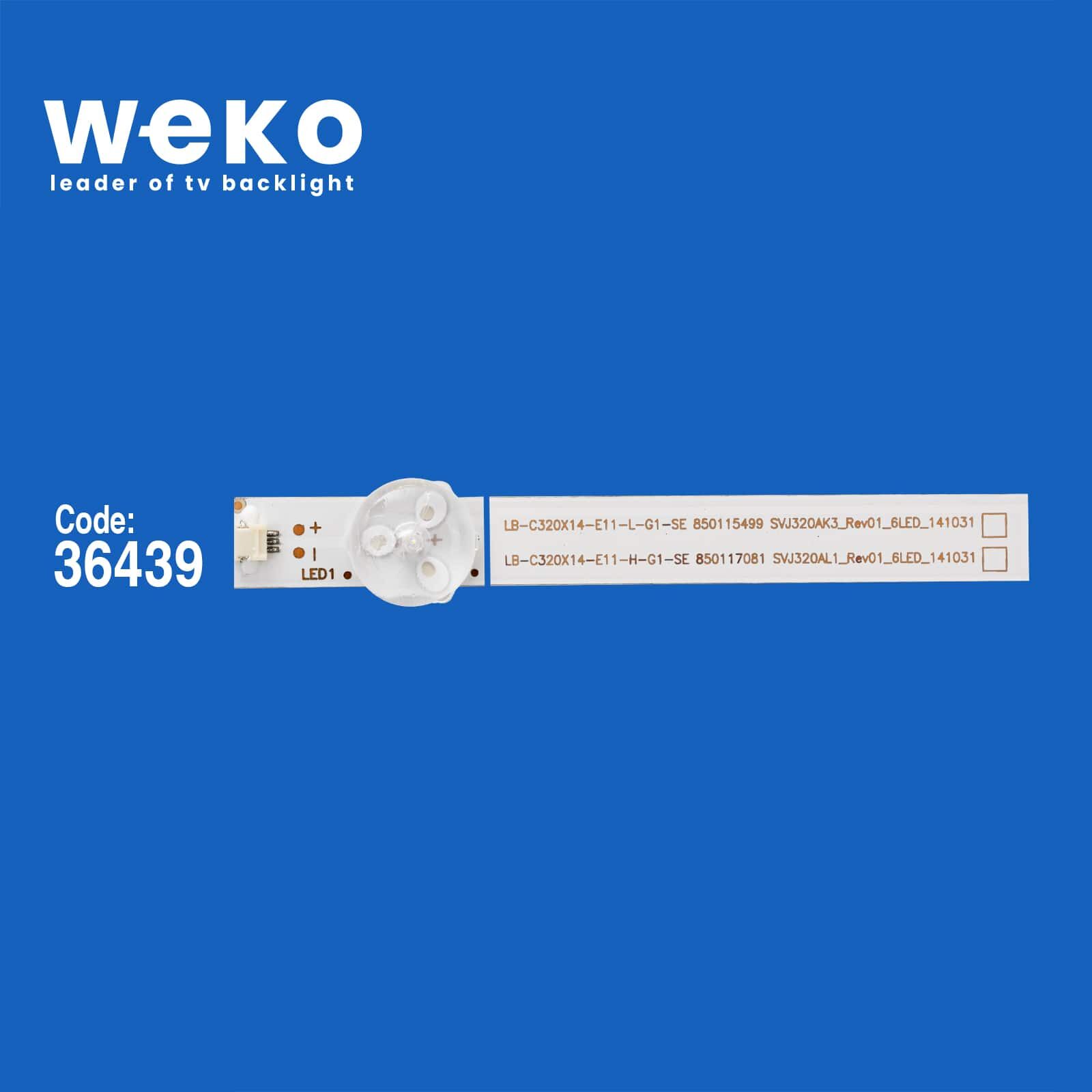 5885 36439X3 SVJ320AG2_REV2_6LED_130307  3 ADET LED BAR