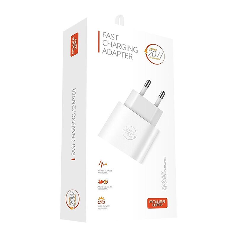 RX20 PD 20W IPHONE X-11-12-13 PRO PRO MAX UYUMLU TYPE-C HIZLI ŞARJ BAŞLIĞI