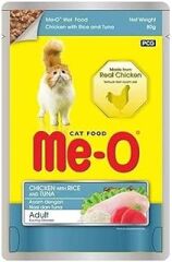 Me-O Tavuk Ile Pirinç Ve Ton Kedi Yaşmama 12X 80 Gr