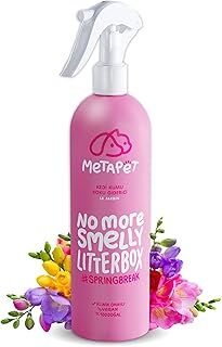 Metapet Kedi Kumu Ve Tuvaleti Koku Giderici, Doğal Bahar Parfümü Spreyi, Kokusuz Tuvalet Için, 400ml