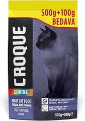 Croque Gurme Yetişkin Kedi Maması 500+100gr