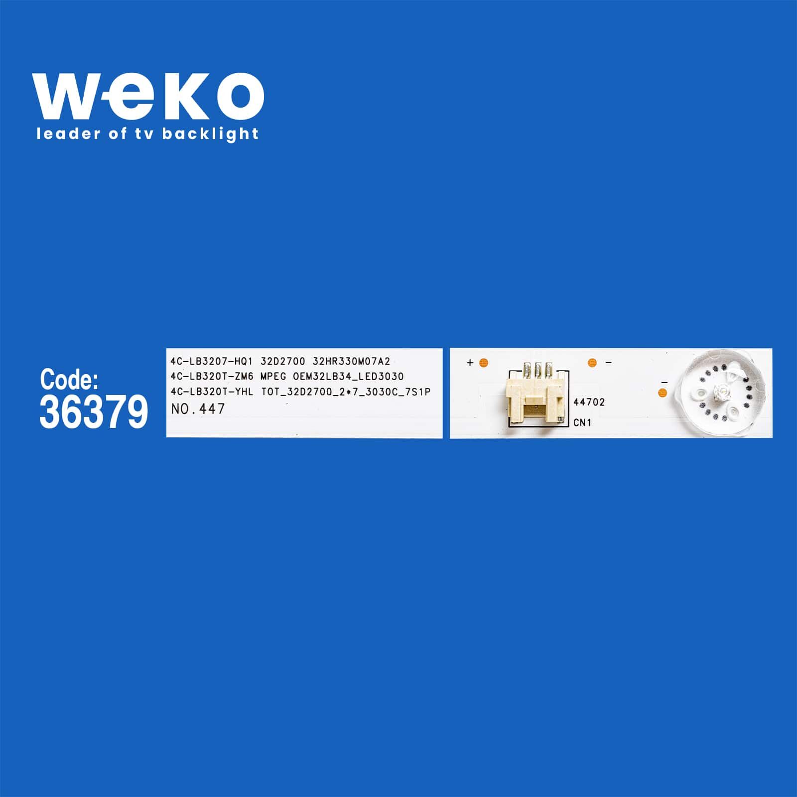 6540 36379X2 0EM32LB34_LED3030_V1.6_20150529  2 ADET LED BAR