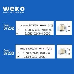 6553 37232X1 37233X1 320B5102X9-C0030  2 ADET LED BAR